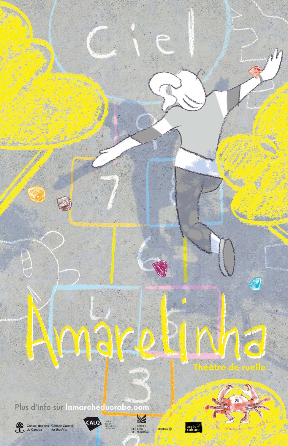 Amarelinha, Le mobile & Un orteil dans le vide-0